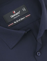 Plain Navy Classic Fit Shirt FS1314-8RF-15