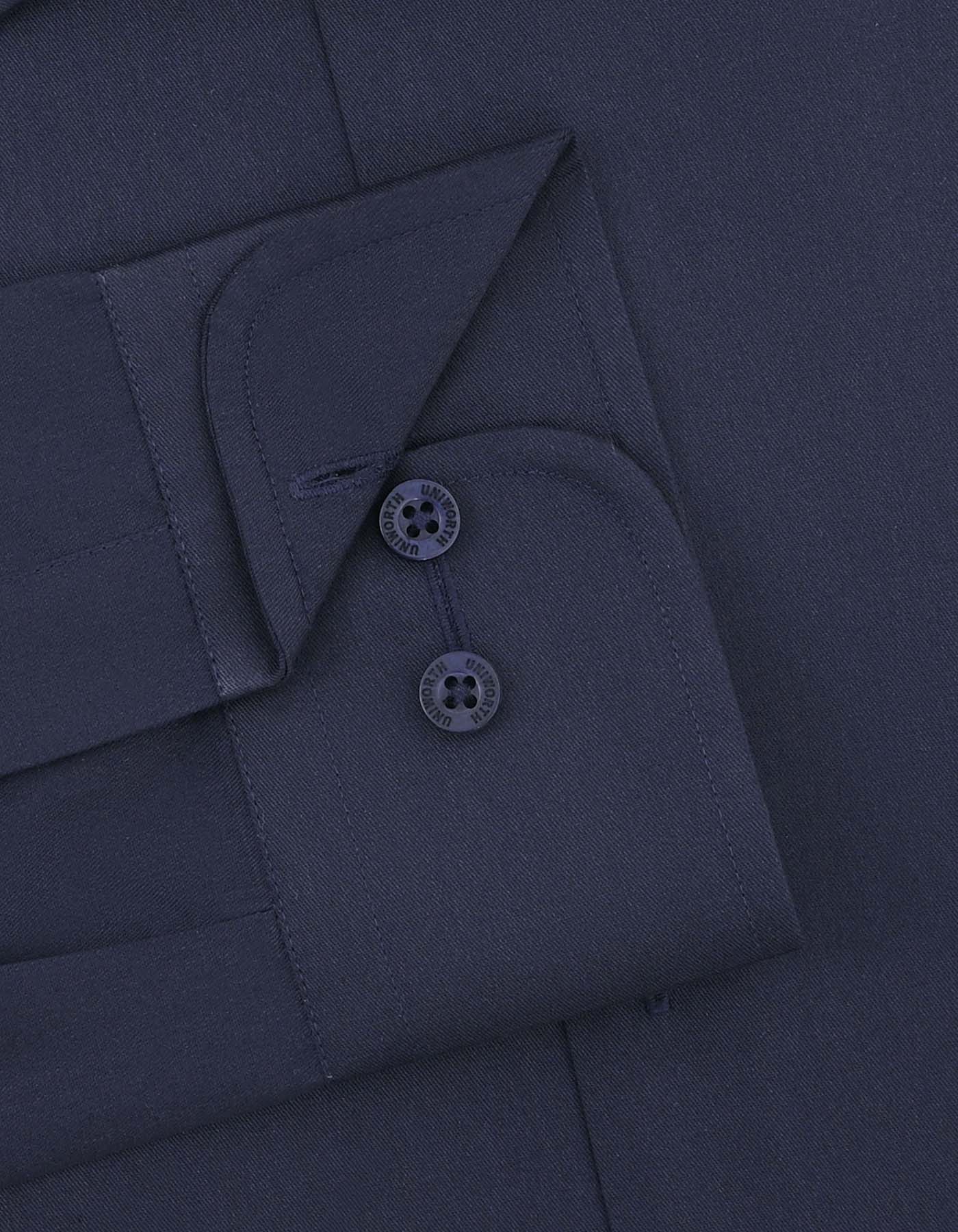 Plain Navy Tailored Smart Fit Shirt FS1314-8SF-15.5
