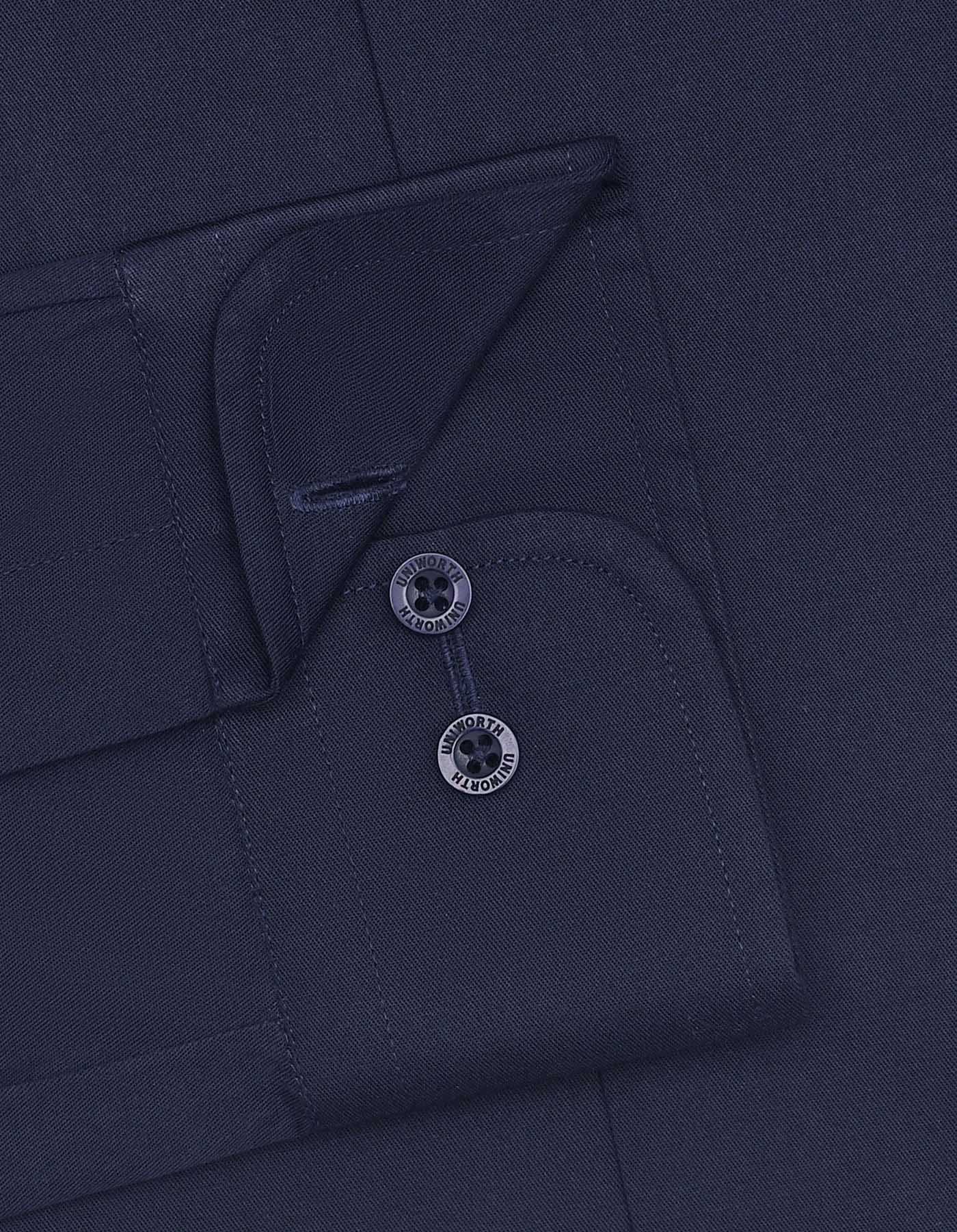 Plain Navy Classic Fit Shirt FS1314-9RF-15.5