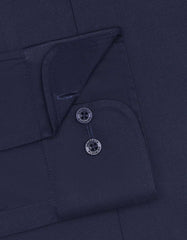 Plain Navy Classic Fit Shirt FS1314-9RF-15.5
