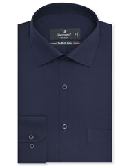 Plain Navy Classic Fit Shirt FS1314-9RF-14.5