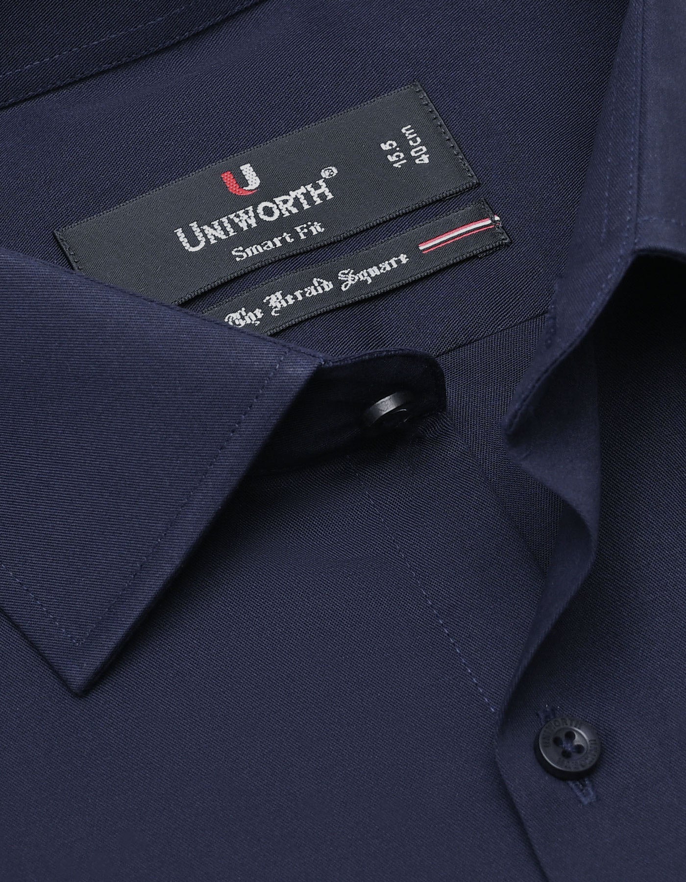 Plain Navy Tailored Smart Fit Shirt FS1314-9SF-15