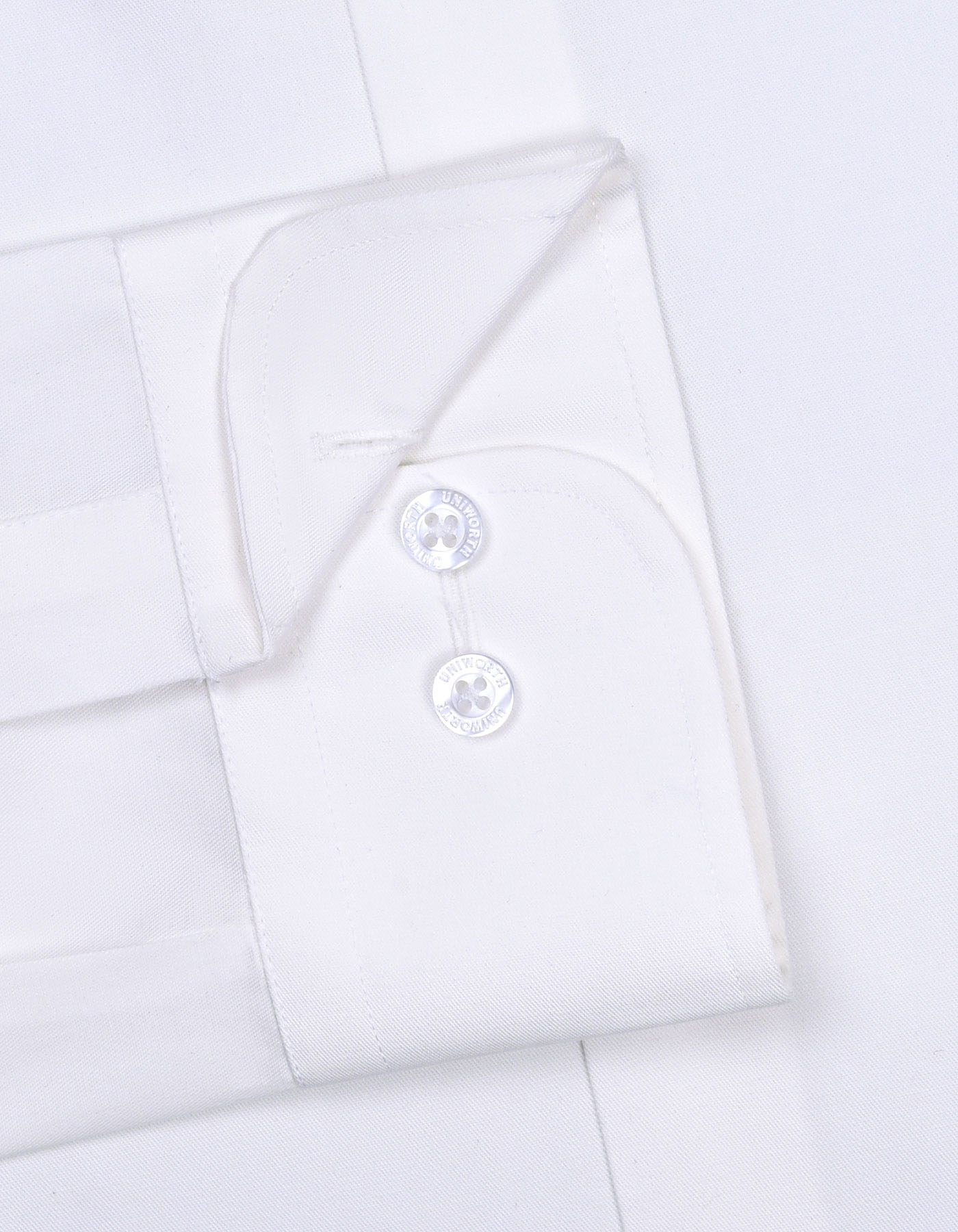 Plain Off White Tailored Smart Fit Shirt FS1315-6SF-15.5