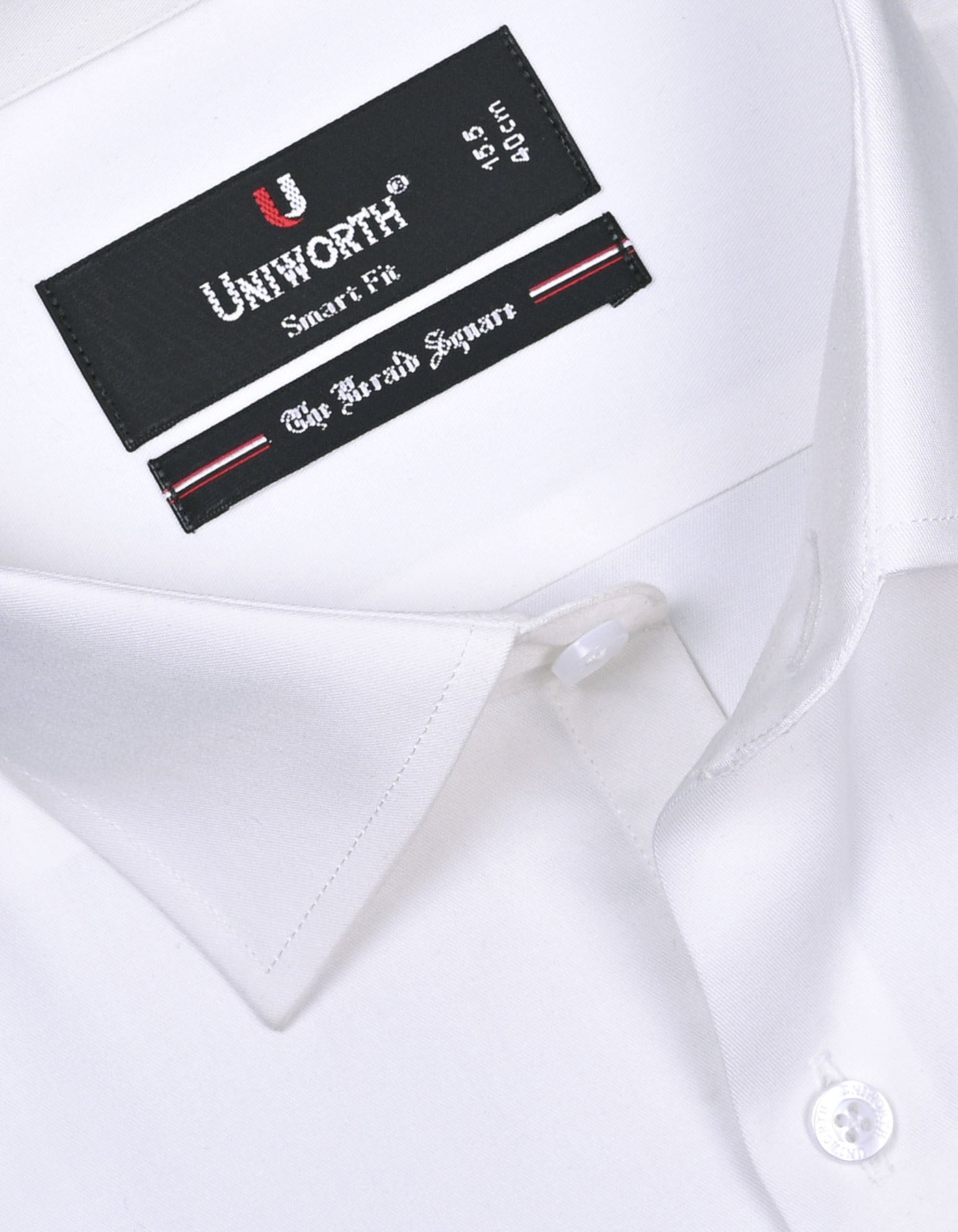 Plain Off White Tailored Smart Fit Shirt FS1315-6SF-15