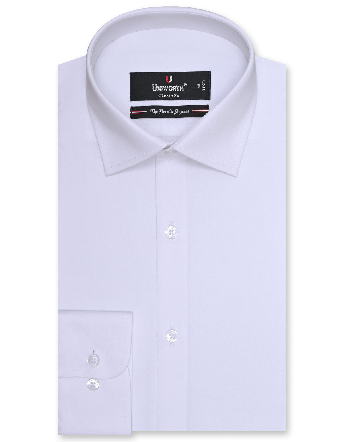 Plain White Classic Fit Shirt FS1316-21RF-14.5