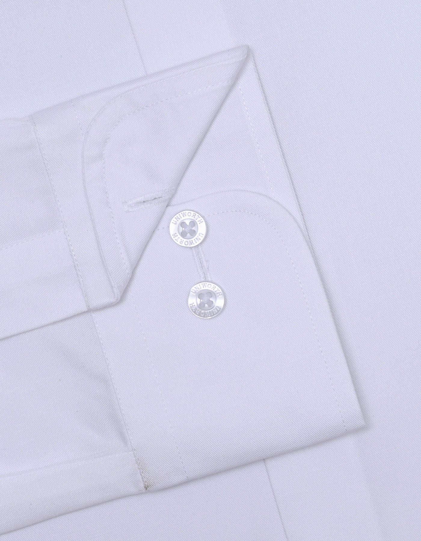 Plain White Tailored Smart Fit Shirt FS1316-21SF-15.5