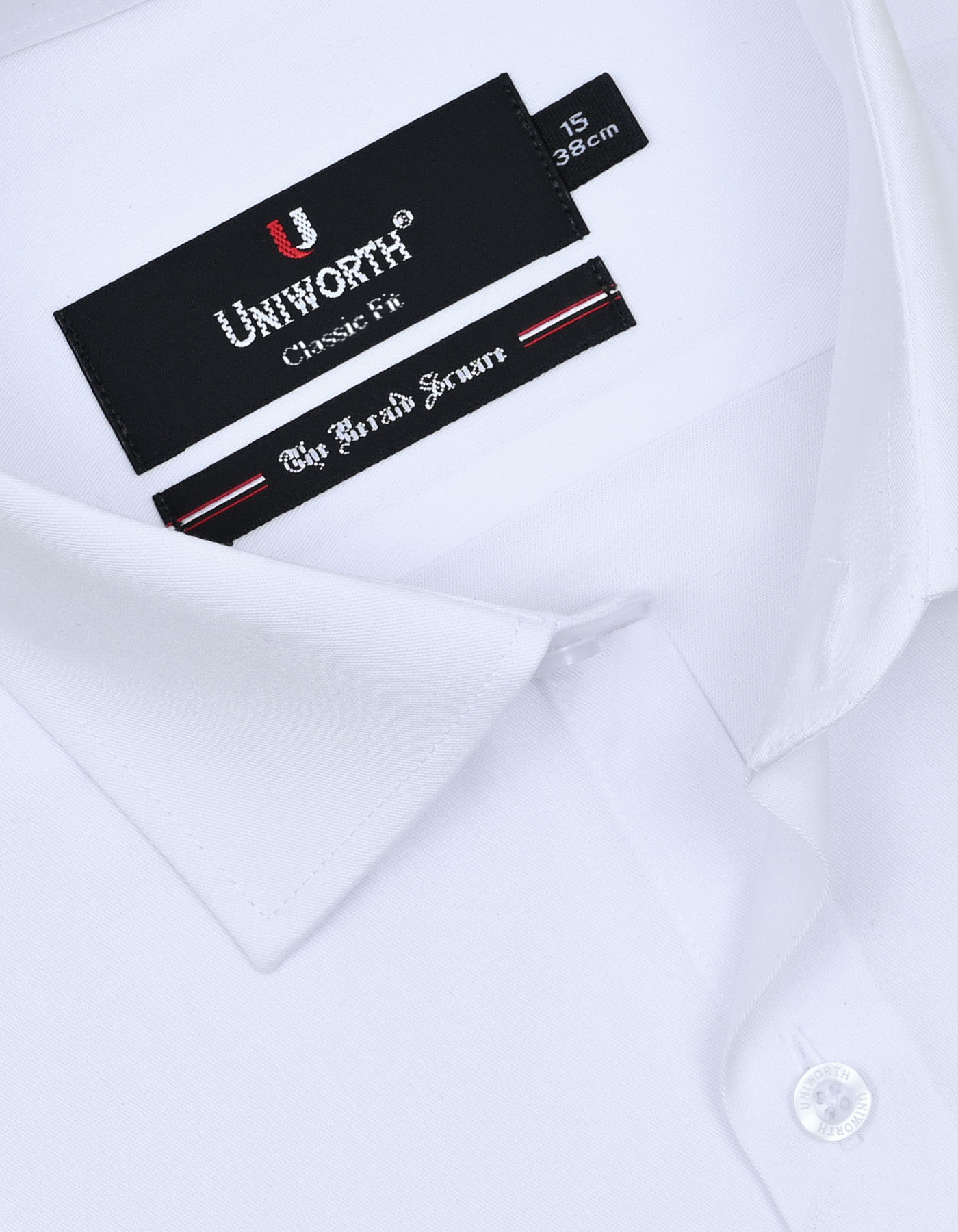 Plain White Classic Fit Shirt FS1316-22RF-15