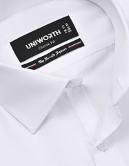 Plain White Classic Fit Shirt FS1316-23RF-15