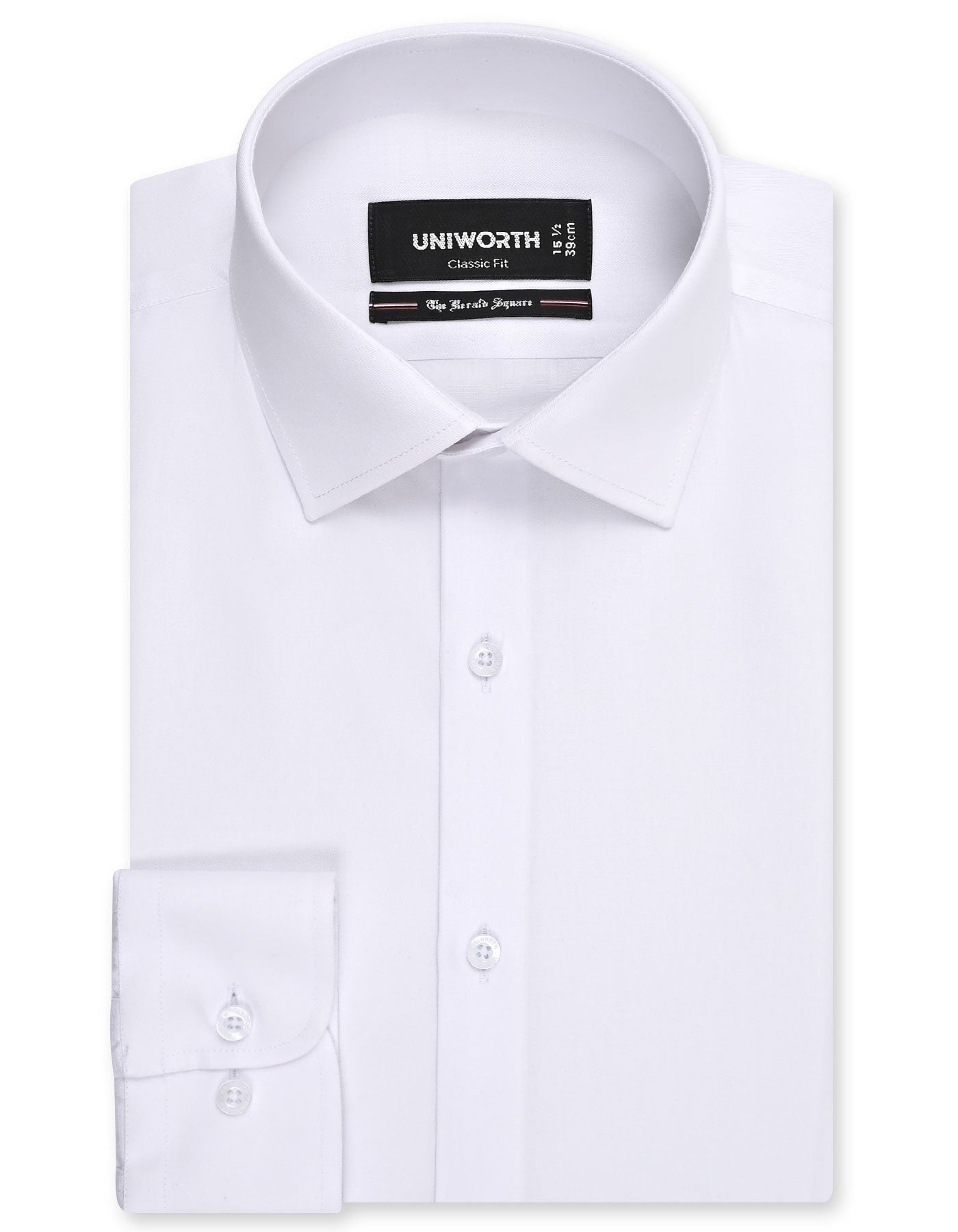 Plain White Classic Fit Shirt FS1316-23RF-14.5