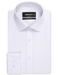 Plain White Classic Fit Shirt FS1316-23RF-14.5
