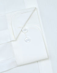 Plain Off White Tailored Smart Fit Shirt FS1319-5SF-15.5