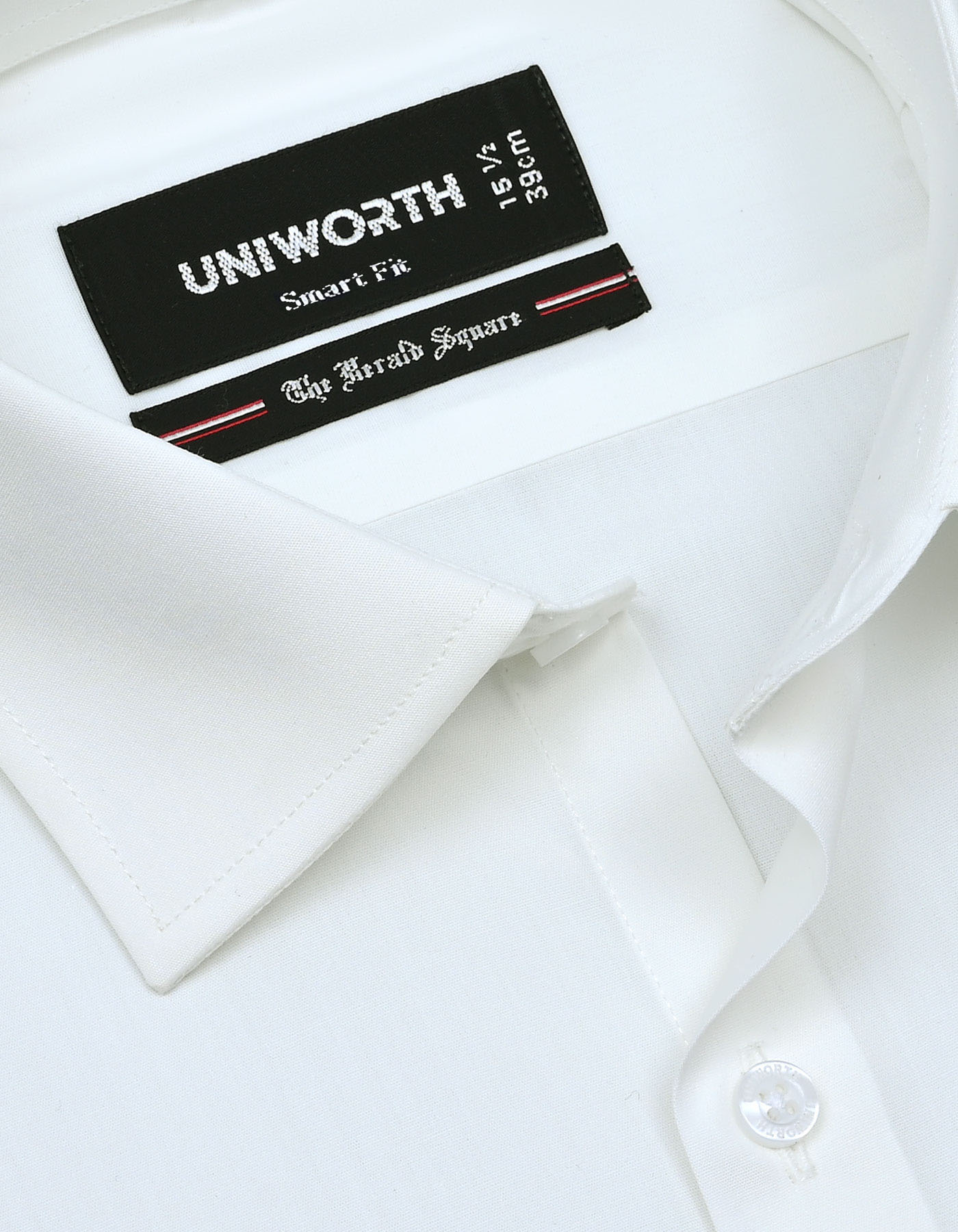 Plain Off White Tailored Smart Fit Shirt FS1319-5SF-15