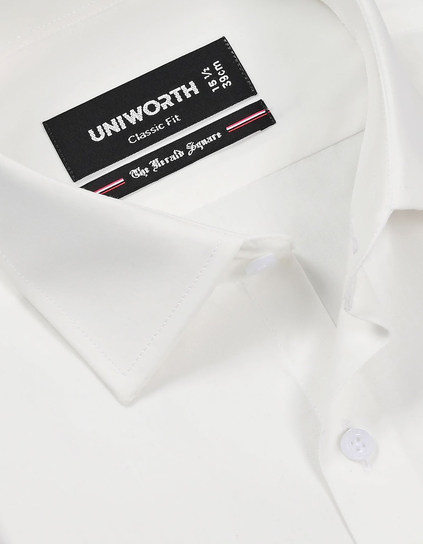 Plain Off White Classic Fit Shirt FS1319-6RF-15