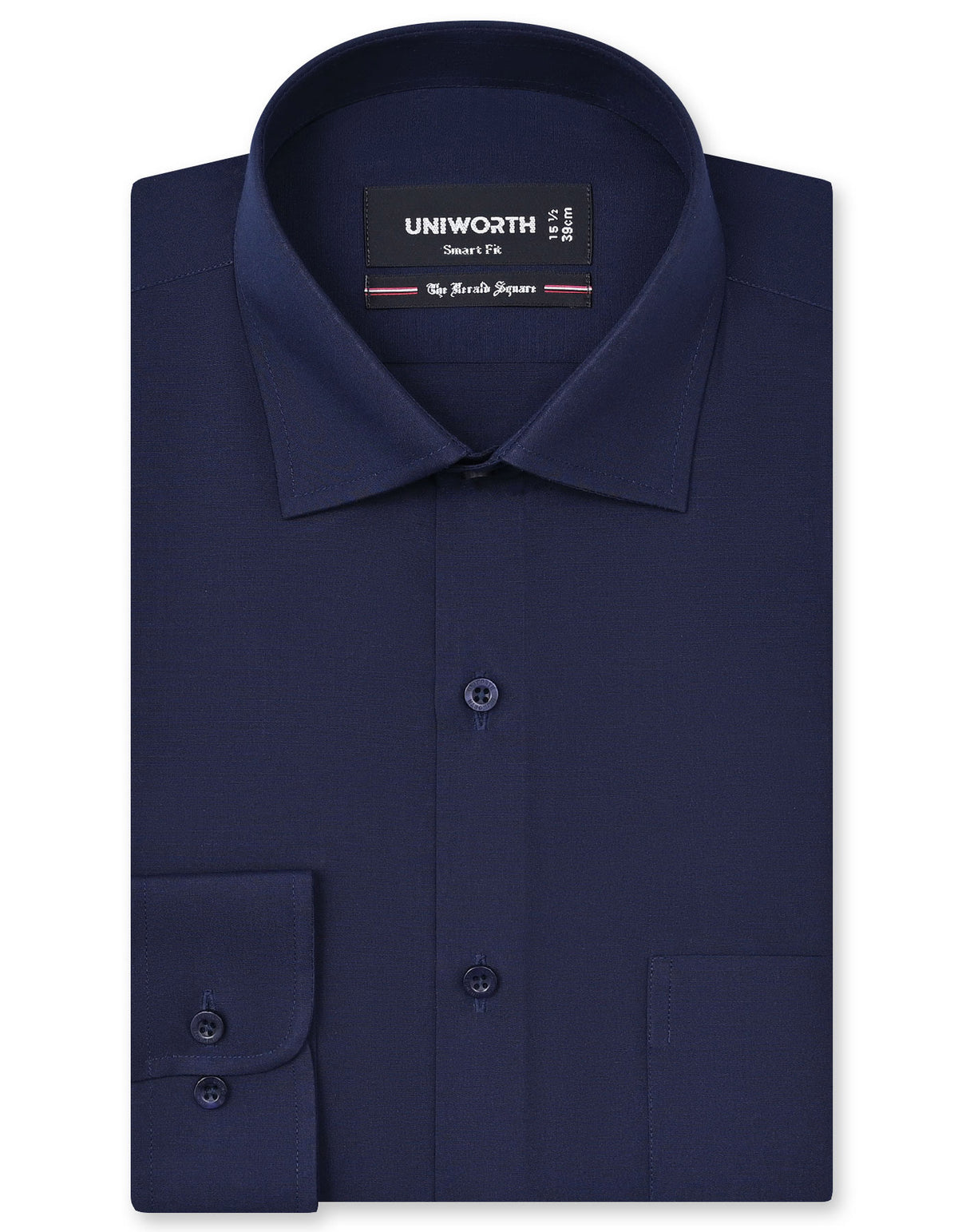 Plain Navy Tailored Smart Fit Shirt FS1320-3SF-14.5