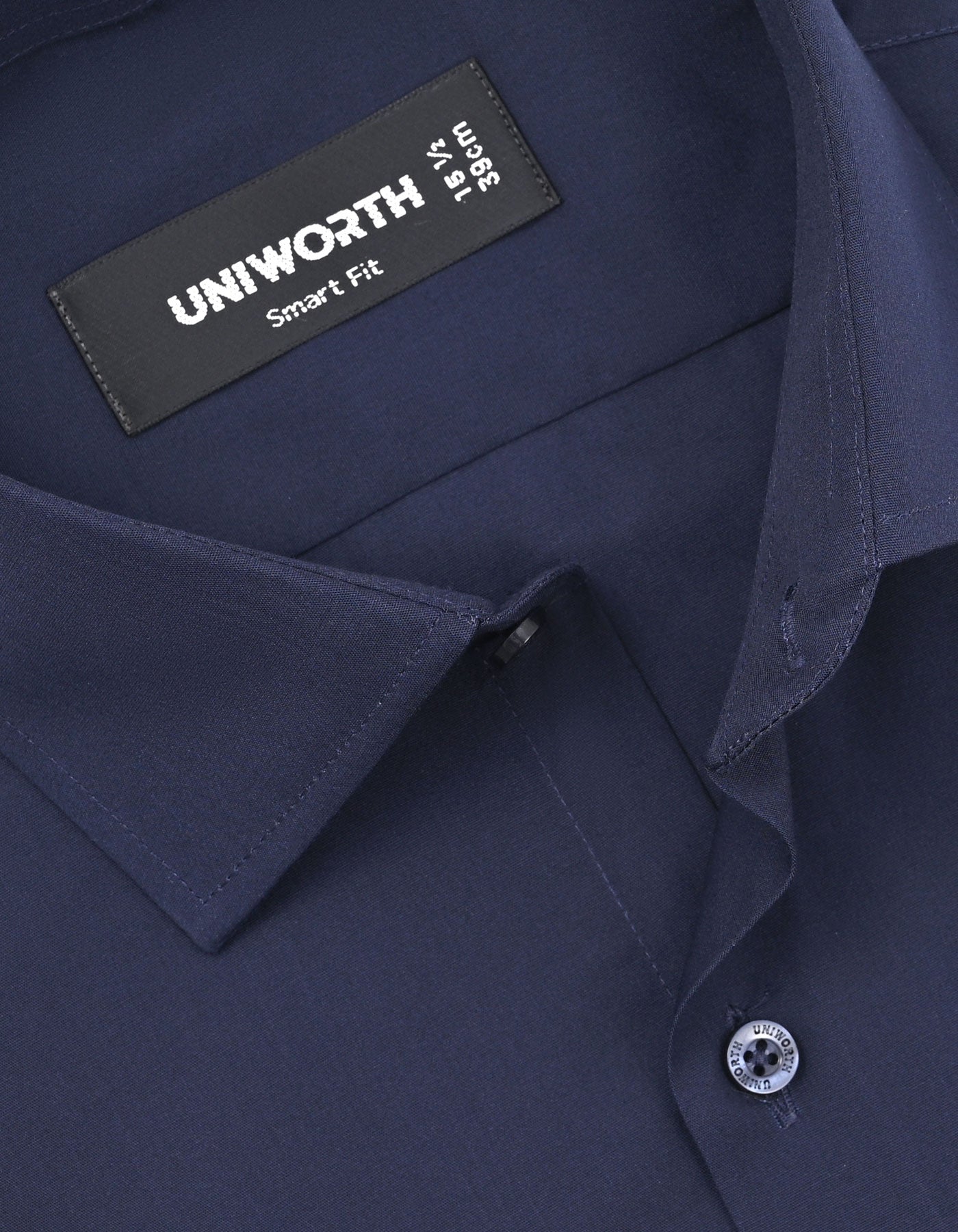 Plain Navy Tailored Smart Fit Shirt FS1320-4SF-15