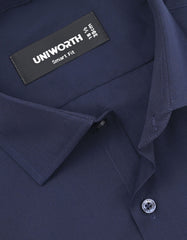 Plain Navy Tailored Smart Fit Shirt FS1320-4SF-15