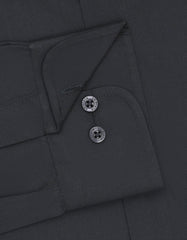 Plain Black Tailored Smart Fit Shirt FS1324-3SF-15.5