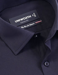Plain Black Classic Fit Shirt FS1324-4RF-15