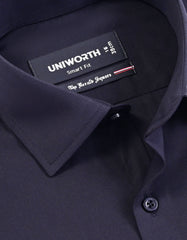 Plain Black Tailored Smart Fit Shirt FS1324-4SF-15