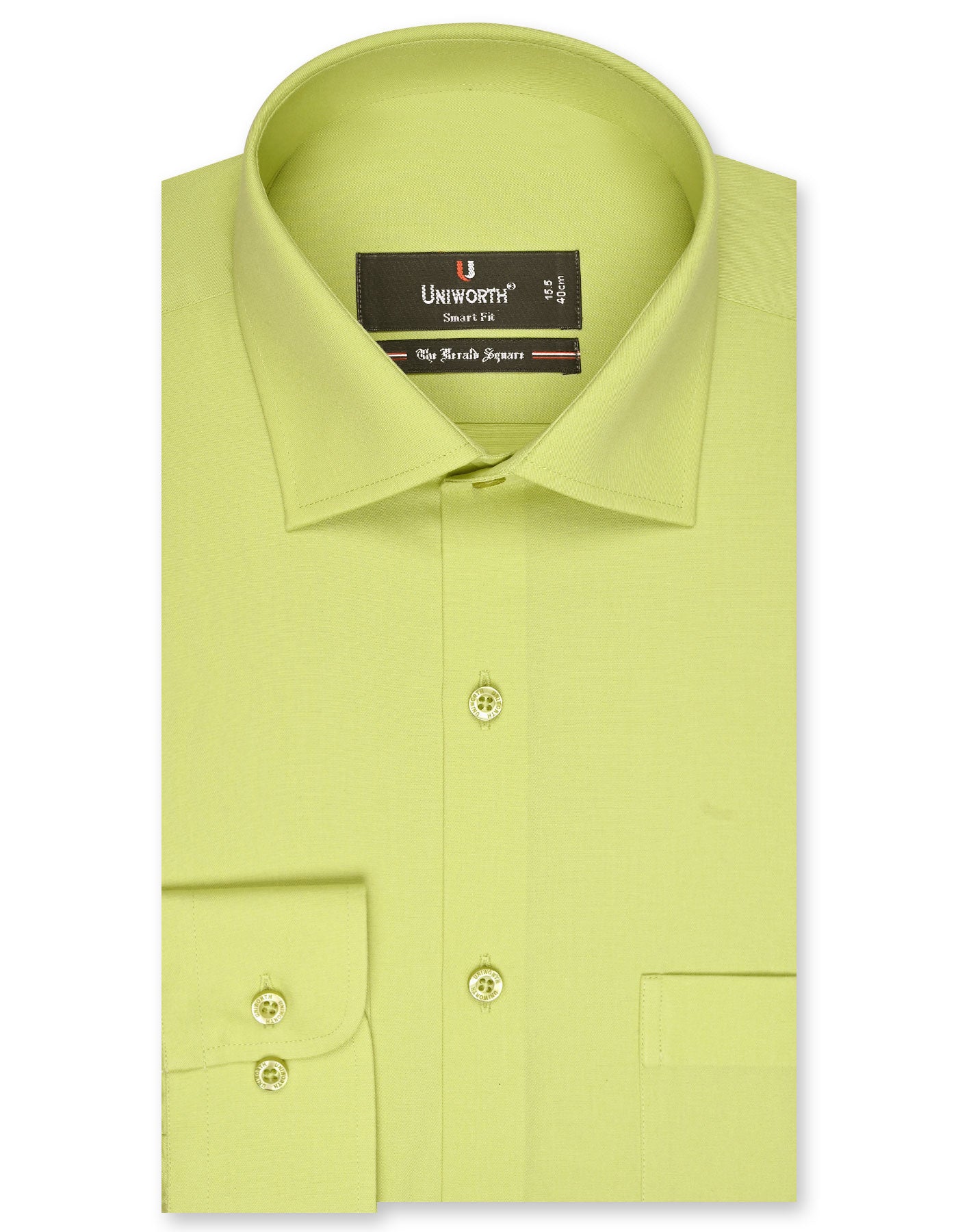 Plain Lemon Tailored Smart Fit Shirt FS1332-1SF-14.5
