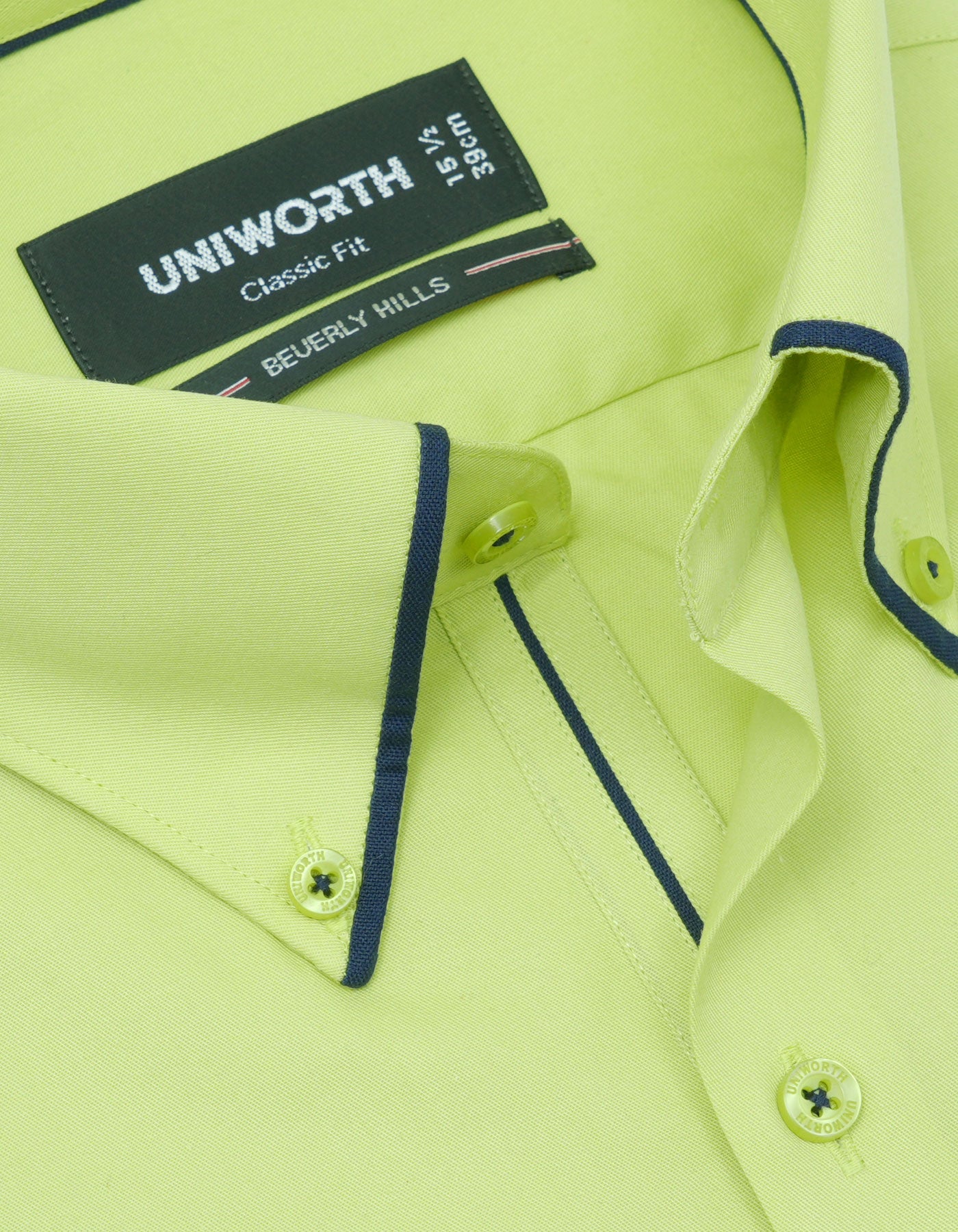 Plain Lemon Classic Fit Shirt FS1332-2RF-15