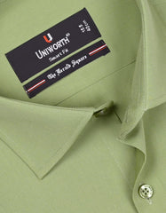 Plain D Olive Tailored Smart Fit Shirt FS1333-1SF-15