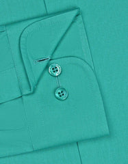 Plain Sea Green Classic Fit Shirt FS1334-1RF-15.5