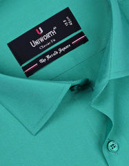 Plain Sea Green Classic Fit Shirt FS1334-1RF-15