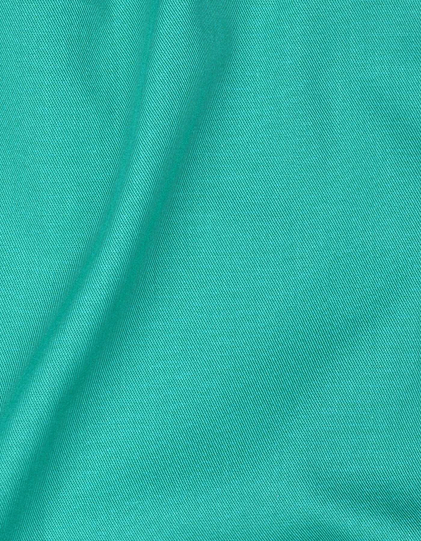 Plain Sea Green Tailored Smart Fit Shirt FS1334-1SF-16