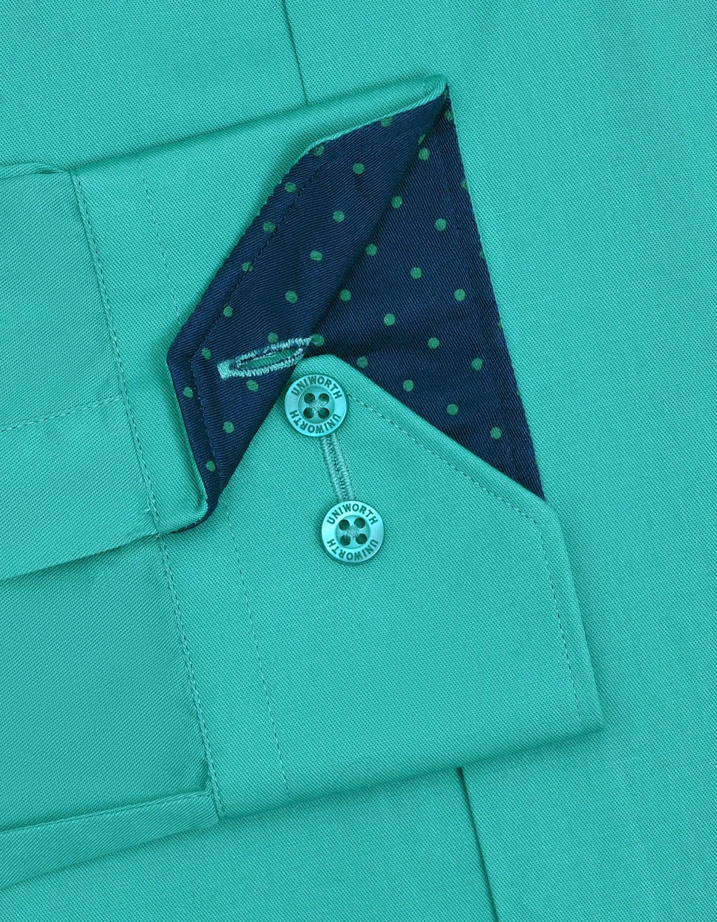 Plain Sea Green Tailored Smart Fit Shirt FS1334-2SF-16