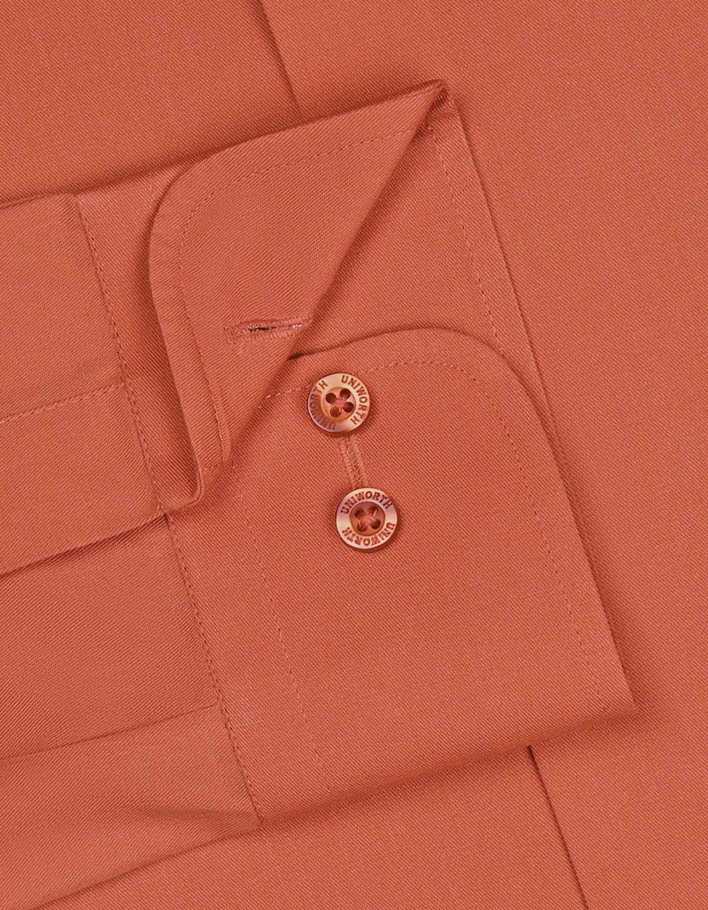 Plain Orange Classic Fit Shirt FS1350RF-15.5