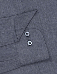 Plain Charcoal Tailored Smart Fit Shirt FS1399-2SF-15.5