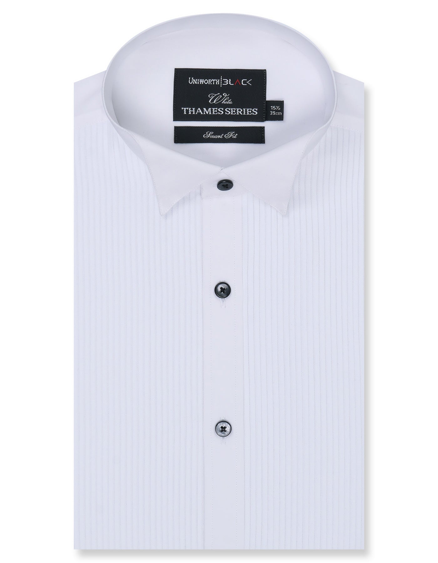Plain White Tailored Smart Fit Shirt FS1524-1SF-14.5