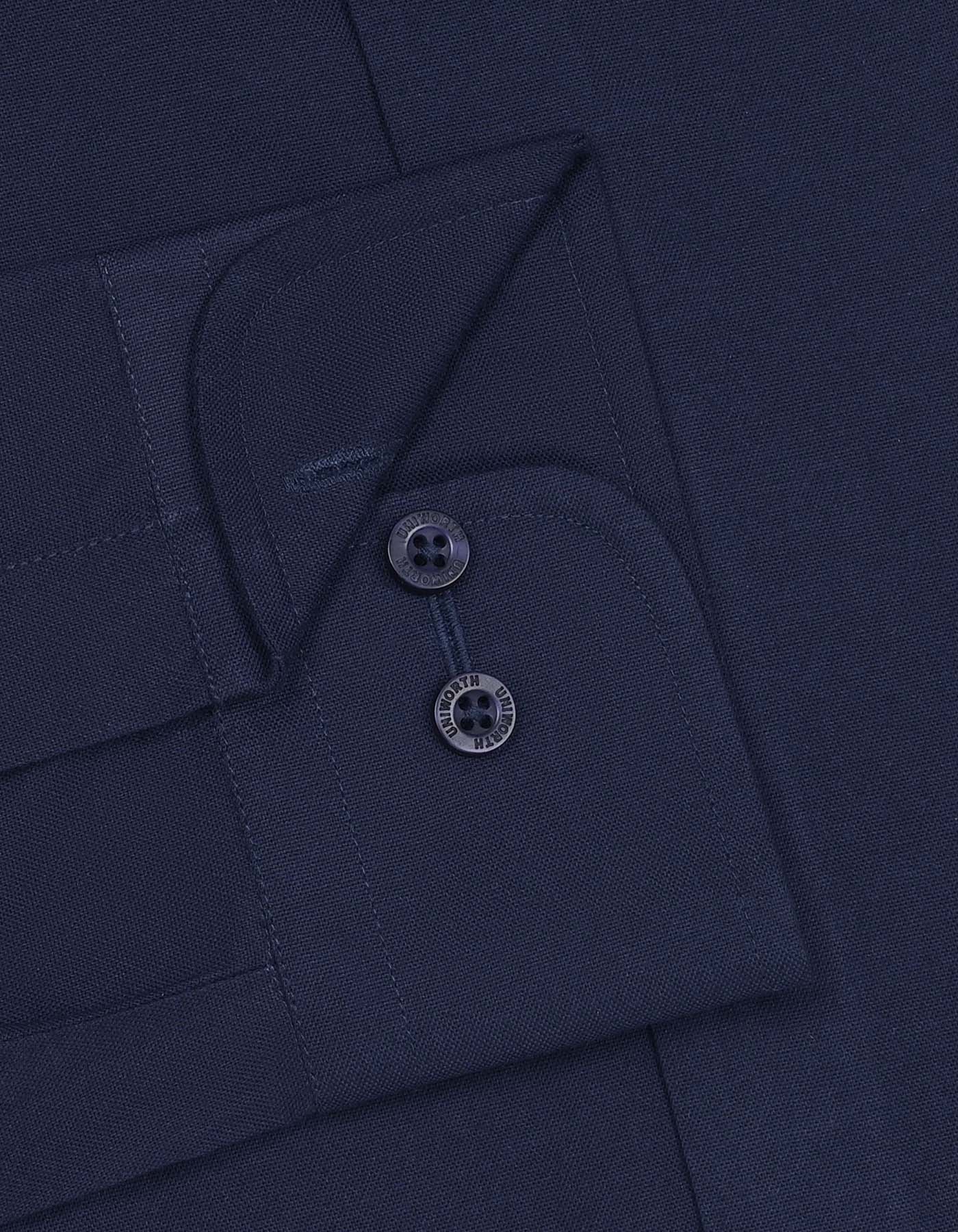 Self Navy Classic Fit Shirt FS1525RF-15.5