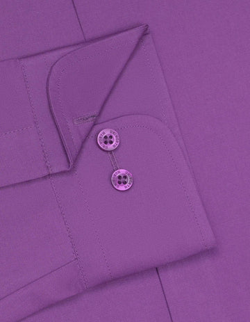 muslin cloth dress Purple Formal Shirt For Men – Uniworth