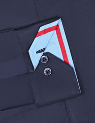 Plain Navy Classic Fit Shirt FS1573RF-15.5