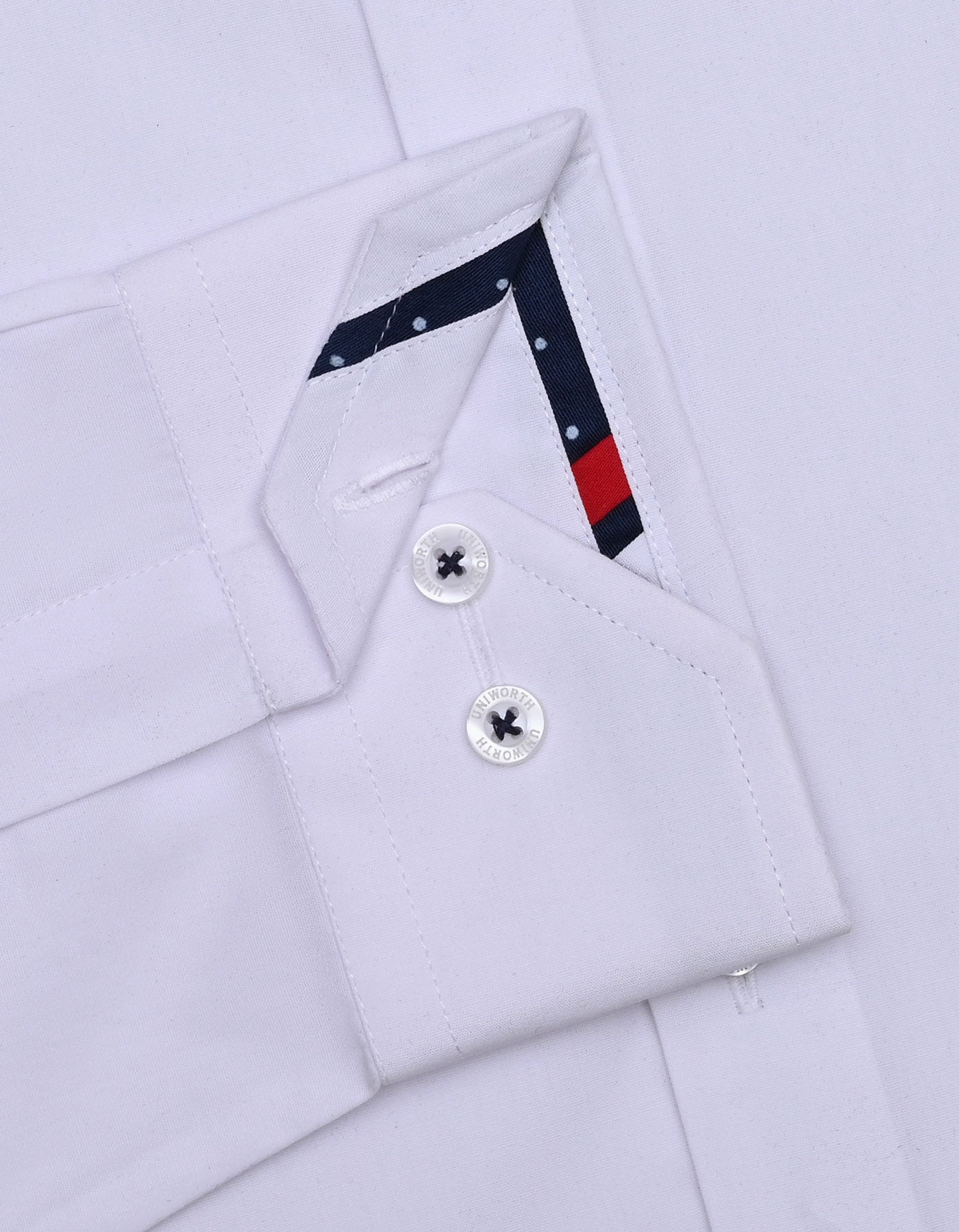 Plain White Tailored Smart Fit Shirt FS1594SF-15.5
