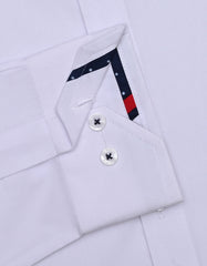 Plain White Tailored Smart Fit Shirt FS1594SF-15.5