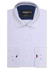 Plain White Tailored Smart Fit Shirt FS1594SF-14.5