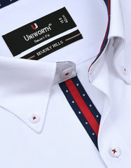 Plain White Tailored Smart Fit Shirt FS1596-1SF-15