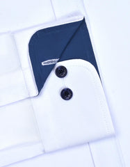 Plain White Classic Fit Shirt FS1596-6RF-15.5