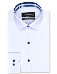 Plain White Classic Fit Shirt FS1596-6RF-14.5