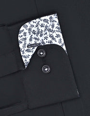 Plain Black Classic Fit Shirt FS1600-4RF-15.5