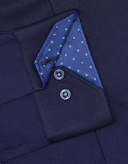 Plain Navy Classic Fit Shirt FS1601-1RF-16