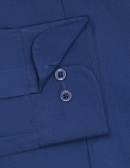 Plain D Blue Classic Fit Shirt FS1608RF-15.5