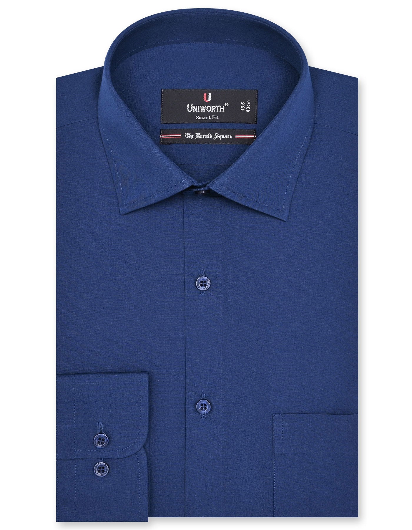 Plain D Blue Tailored Smart Fit Shirt FS1608SF-14.5
