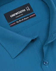 Plain Teal Classic Fit Shirt FS1609RF-15