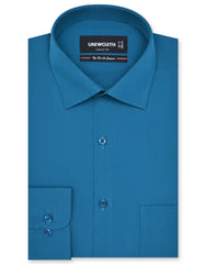 Plain Teal Classic Fit Shirt FS1609RF-14.5