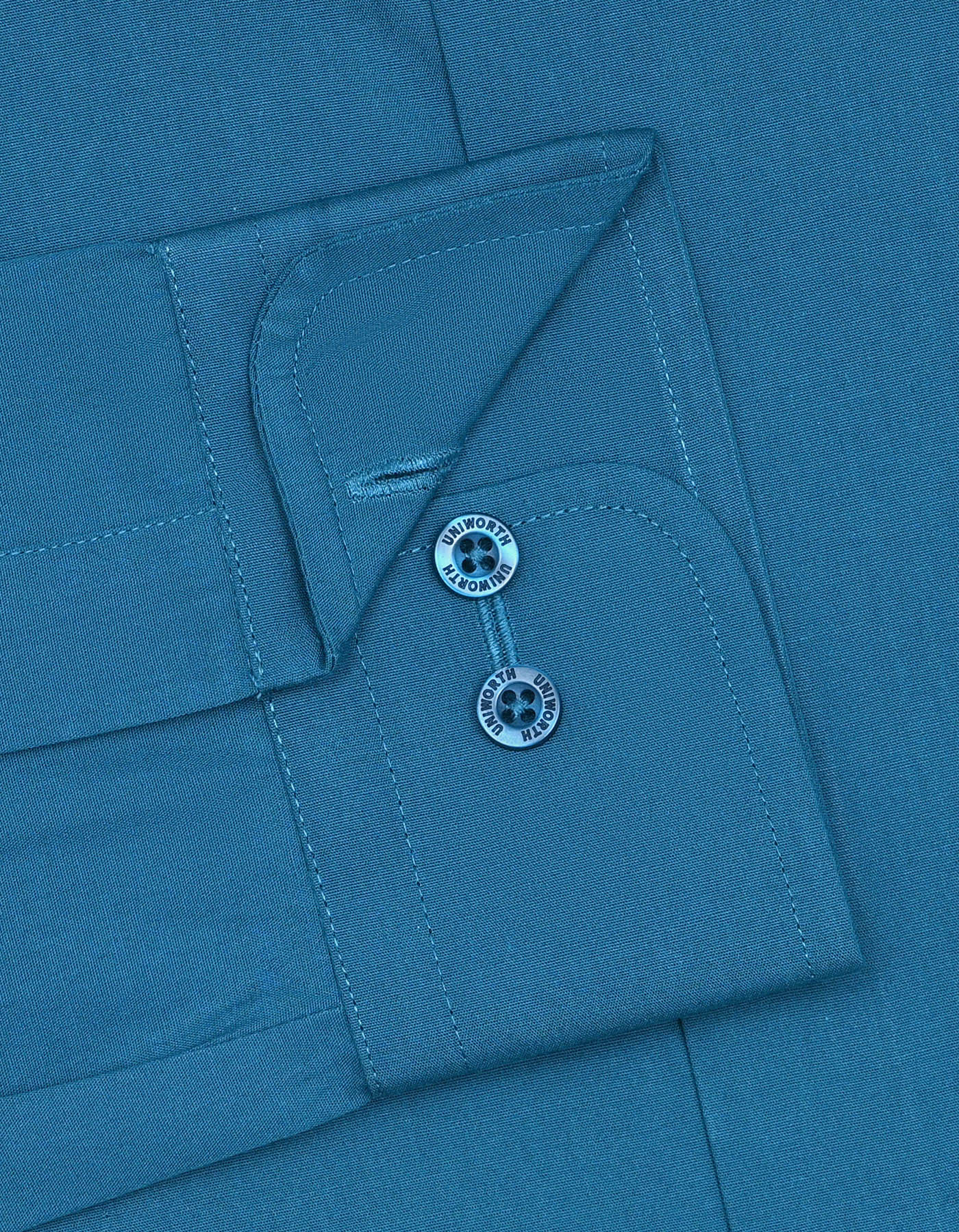 Plain Teal Tailored Smart Fit Shirt FS1609SF-15.5