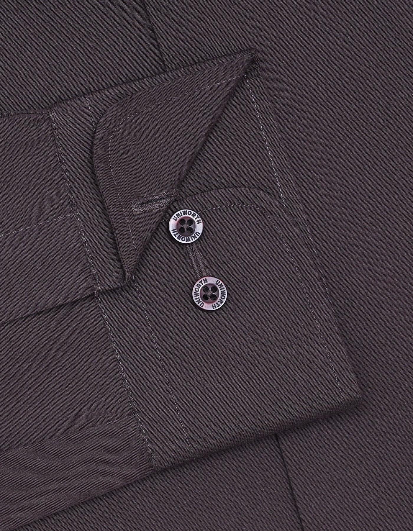 Plain Chocolate Classic Fit Shirt FS1610-2RF-15.5